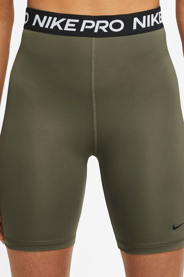 Nike Pro Green 365 High Waisted 7 Inch Shorts