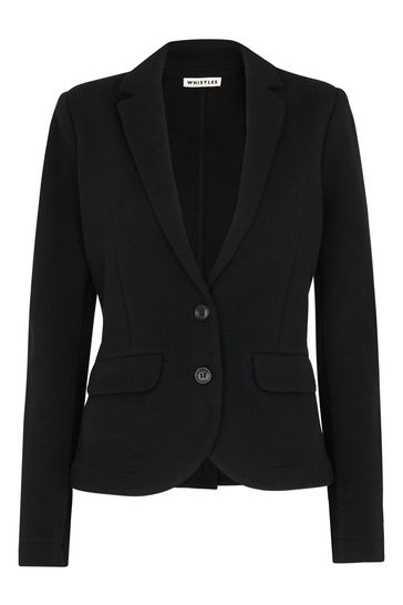 Whistles slim jersey jacket grey 2025