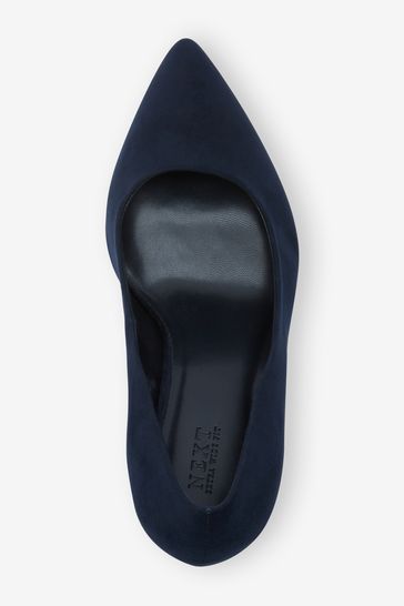 Blue court sale shoes mid heel