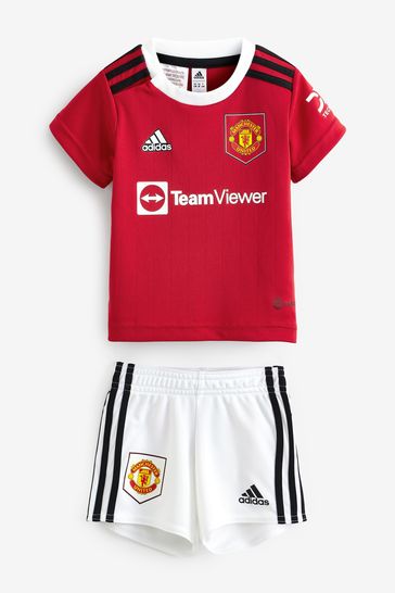 adidas Red Manchester United 22/23 Home Infant Baby Kit