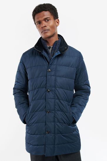 Barbour® Blue Tonbridge Baffle Quilt Jacket