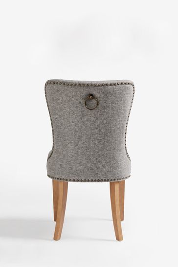 Grey tufted dining chairs store set of 4