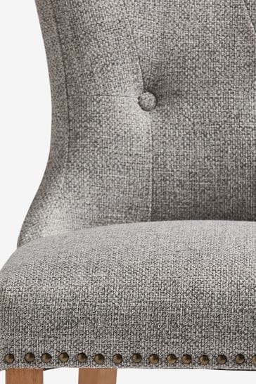 Grey tweed deals dining chairs