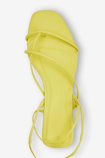 Lime green best sale strappy sandals