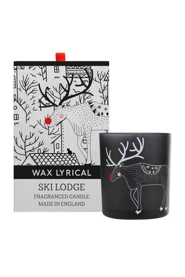 Wax Lyrical Black Ski Lodge Large Scented Candle