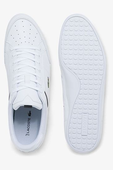 Lacoste chaymon white trainers outlet