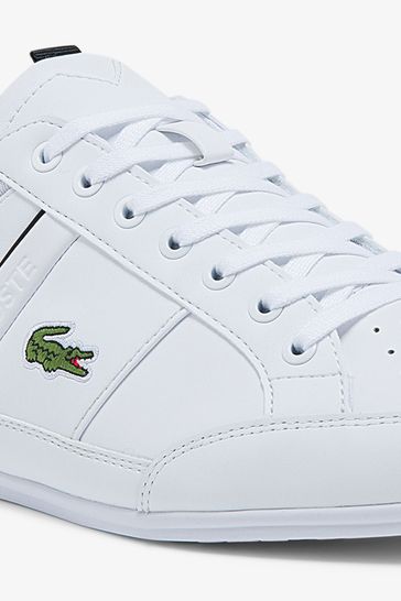 Buy Lacoste Chaymon 0121 White Trainers from Next Bahrain
