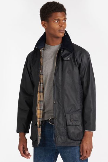 Blue barbour cheap wax jacket