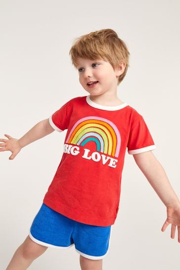 Little Bird by Jools Oliver Red Short Sleeve T-Shirt