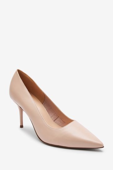 Nude shop court shoes
