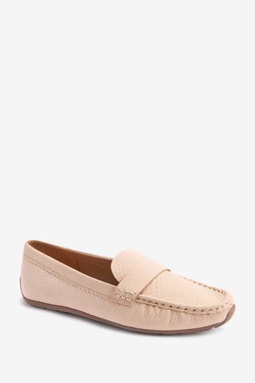 Buy Blush Pink Extra Wide Fit Forever Comfort Leather Driver