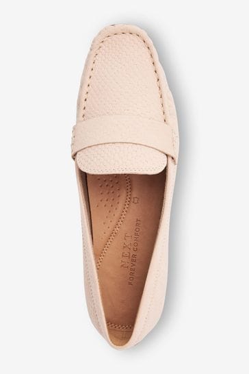 Buy Blush Pink Extra Wide Fit Forever Comfort Leather Driver