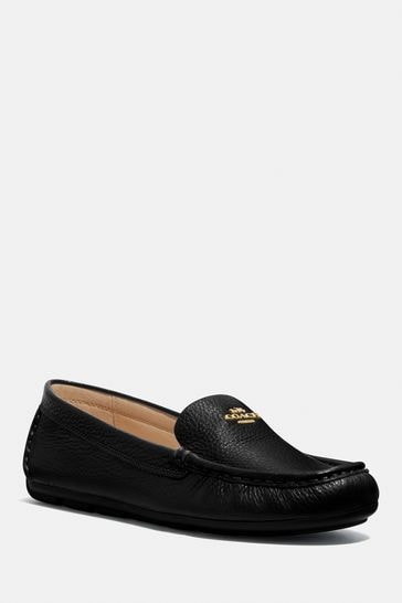 Coach Marley Leather Moccasin Driver Shoes