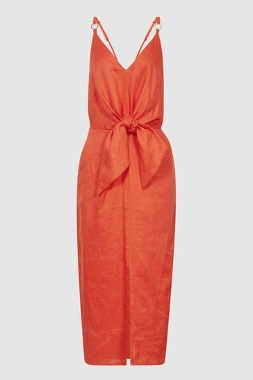 Reiss orange dress hot sale