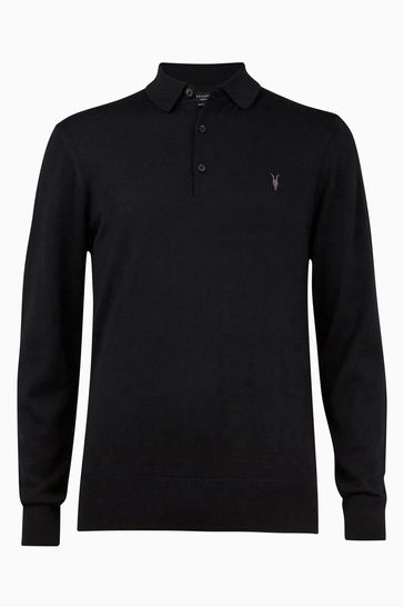 All saints mode merino polo hotsell