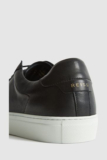 Buy Reiss Finley Leather Trainers from 