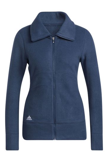 adidas Blue Golf Polar Fleece Jacket