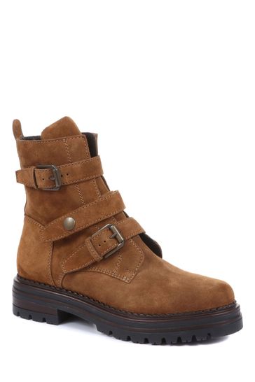 Buy Jones Bootmaker Womens Casimira Buckle Biker Boots from Next USA
