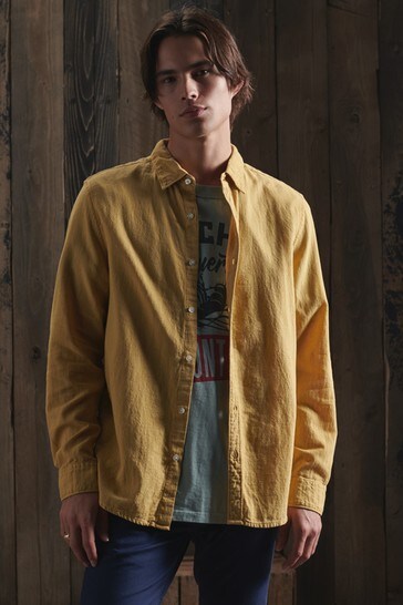 Superdry Yellow Limited Edition Dry Textured Shirt