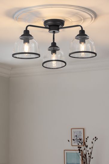 Black Ceiling Light Living Room