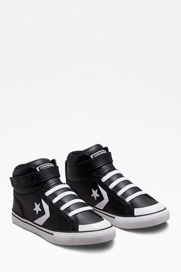 Buy Converse Black White Pro Blaze Youth Trainers from Next Luxembourg