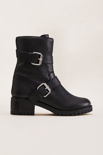 Next biker boots best sale