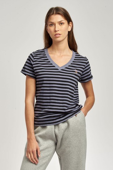 Polo Assn Womens Short Sleeve V-Neck T-Shirt U.S