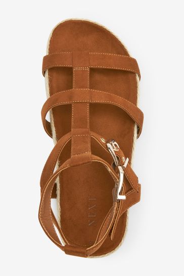 Tan ankle hotsell strap sandals