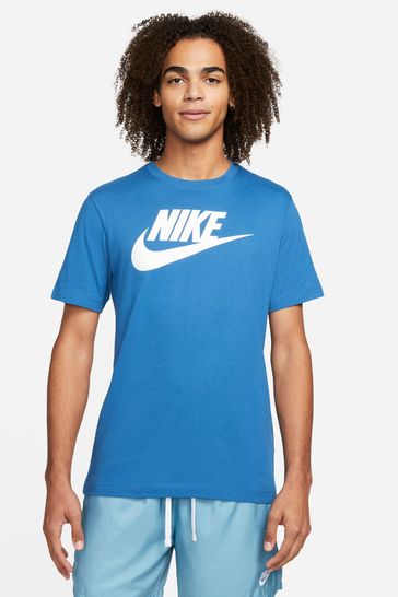 Nike Blue Icon Futura T-Shirt