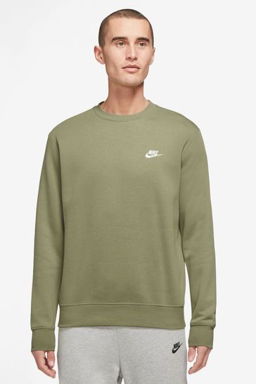 Nike Sage Green Club Crew Sweatshirt