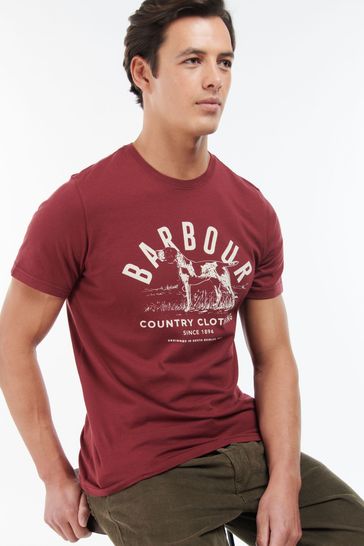 Barbour® Red Country Clothing Graphic T-Shirt
