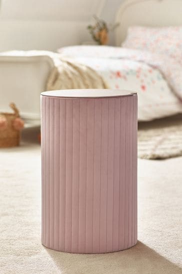 Velvet laundry storage stool hotsell