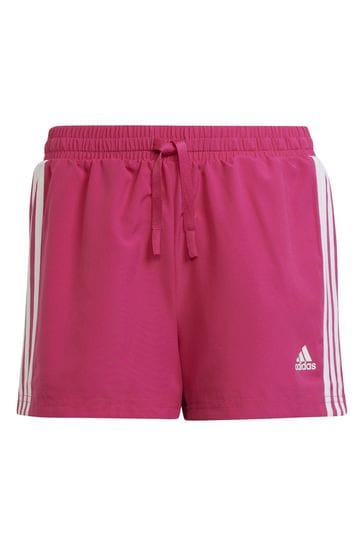 adidas Pink Performance 3-Stripes Shorts