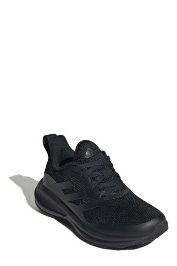 adidas Black adidas Kids FortaRun Sport Running Lace Trainers