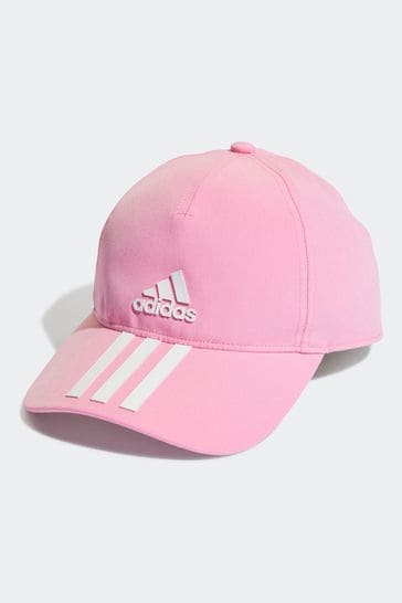 adidas Pink Adult AEROREADY 3-Stripes Baseball Cap