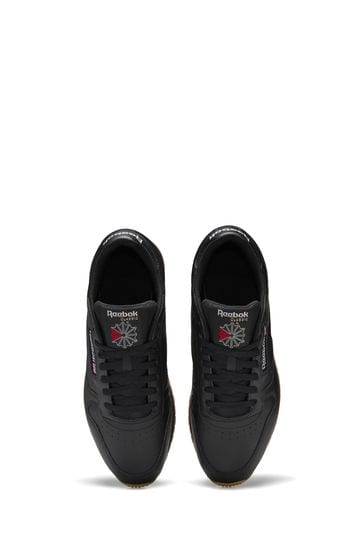 Buy Reebok Classic Leather Black Trainers from Next