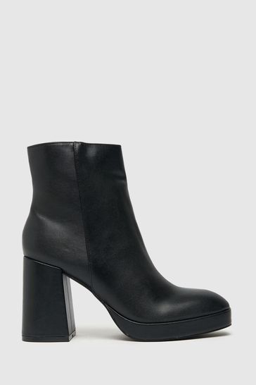 Schuh Blair Black Platform Boots