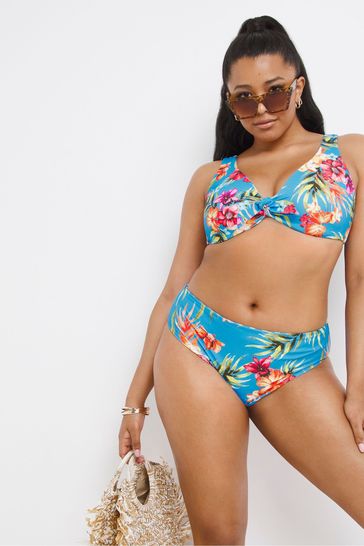 Buy Simply Be Blue Floral Stripe Mix And Match Non Wired