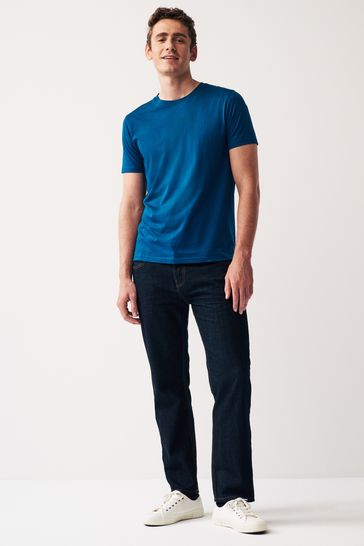 Buy Teal Blue Essential Crew Neck T Shirt from Next Ireland