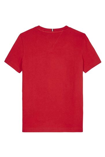 T-Shirt Essential Red Hilfiger from Buy Next Tommy USA
