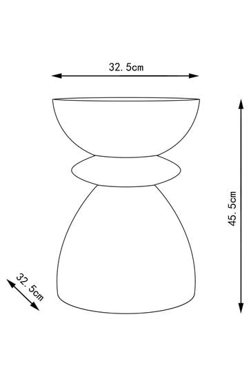 Stone look side table new arrivals