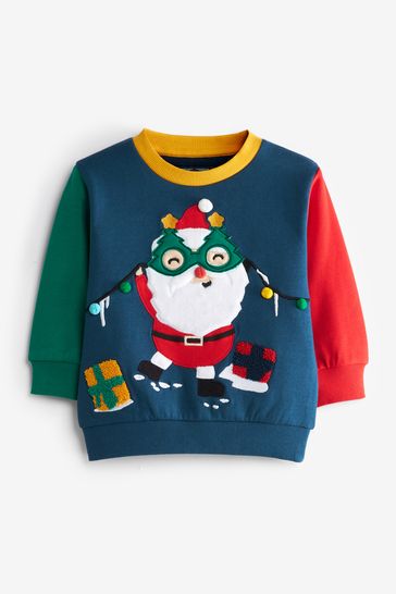Multi Christmas Sweatshirt (3mths-7yrs)
