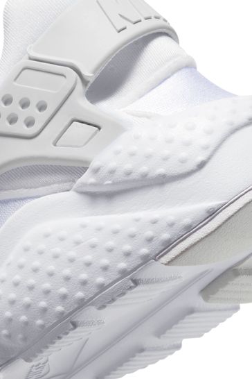 All white new arrivals huarache runs