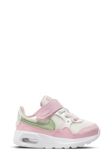 Nike White/Pink Air Max SC Infant Trainers