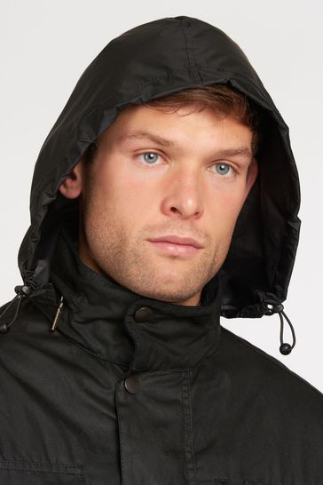 Barbour Black Sapper Wax Jacket
