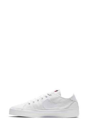 Nike white canvas new arrivals