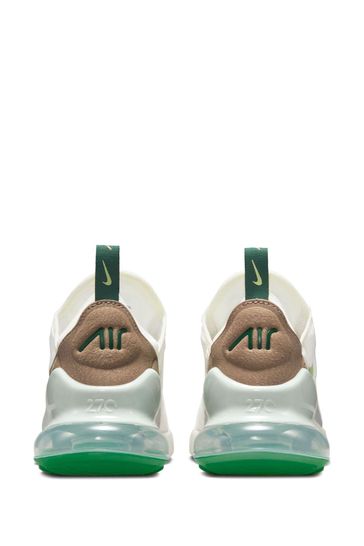 Buy Nike White Green Air Max 270 Trainers from Next Hungary