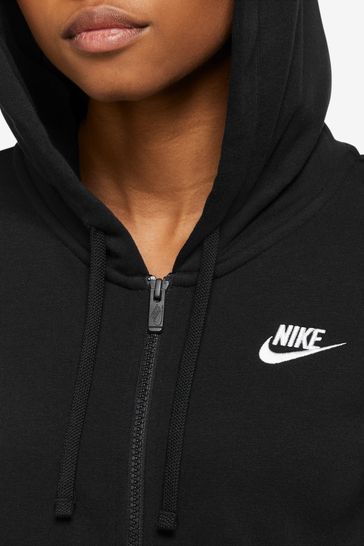 Nike black zipper shop hoodie