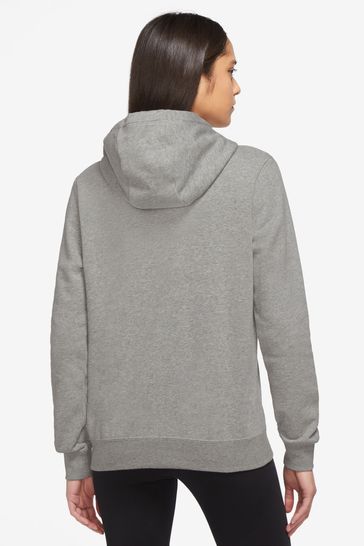 Ladies grey nike hoodie top