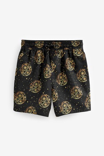 Black Gold Football Swim Shorts 3 16yrs